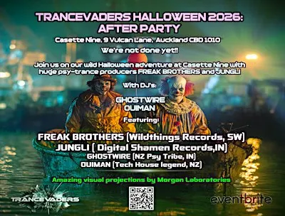 Trancevaders Halloween boat AFTER PARTY
