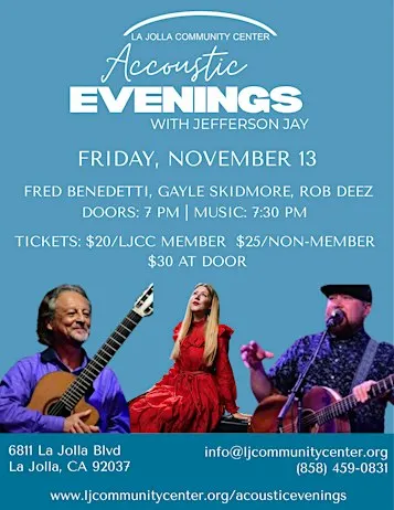 Acoustic Evenings, November 13