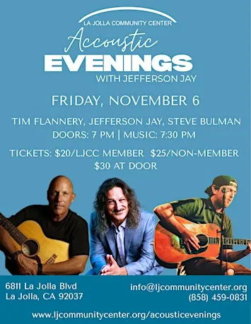 Acoustic Evenings, November 6