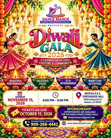 Dance Manch Diwali Gala 2026