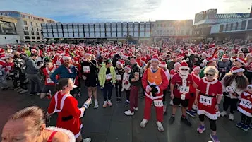 Santa Fun Run
