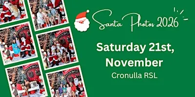2026 SANTA PHOTOS - CRONULLA RSL (November 21st)