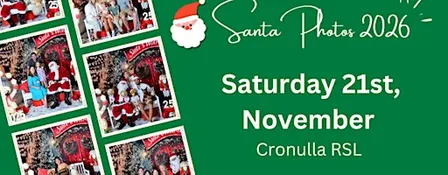 2026 SANTA PHOTOS - CRONULLA RSL (November 21st)