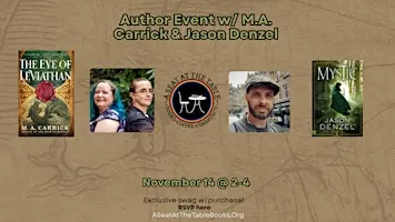 Author Event w/ M.A. Carrick & Jason Denzel