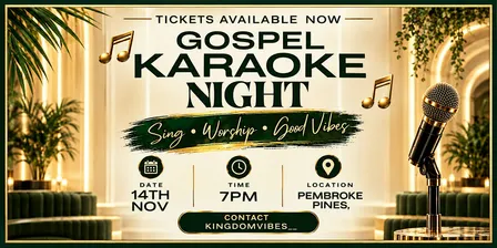 Gospel Karaoke Night: One Kingdom, Many Voices