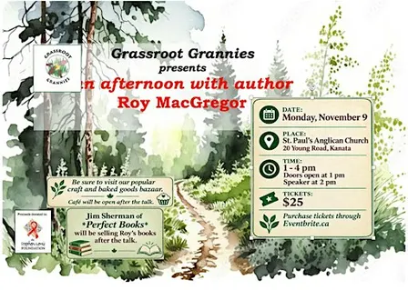 An Afternoon with author Roy MacGregor