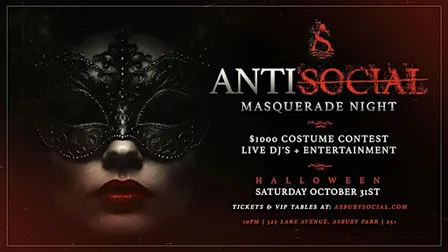 ANTISOCIAL: Halloween Masquerade Night at Asbury Social