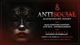 ANTISOCIAL: Halloween Masquerade Night at Asbury Social