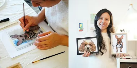 Paint Your Pup on Glass - Glass Painting Workshop