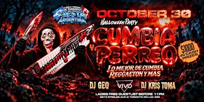 CUMBIA Y PERREO HALLOWEEN
