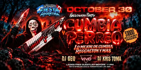 CUMBIA Y PERREO HALLOWEEN