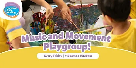 FREE Music and Movement Playgroup at Goodstart Robina – Goldwater Ave