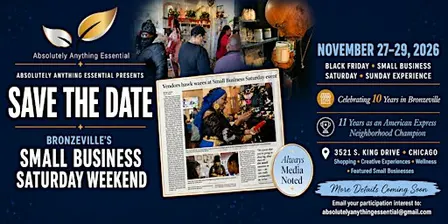 Chicago’s Legendary Small Business Saturday® Celebration in Bronzeville