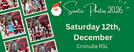 2026 SANTA PHOTOS - CRONULLA RSL (December 12th)