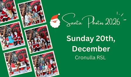 2026 SANTA PHOTOS - CRONULLA RSL (December 20th)