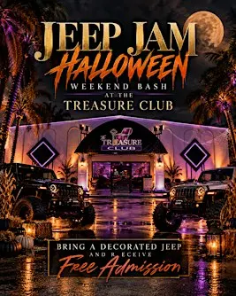 Jeep Jam Halloween Weekend Bash at The Treasure Club