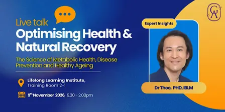Optimise Your Health & Natural Recovery
