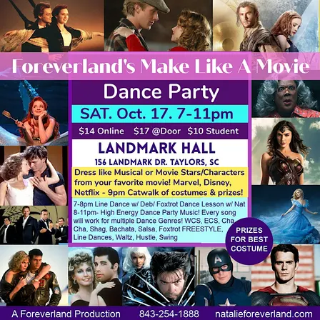 Foreverland's Make Like a Movie Dance Party