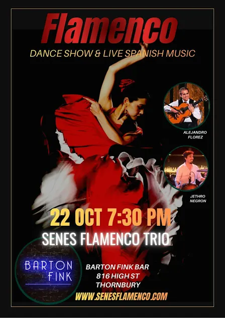 Senes flamenco- Live Spanish dance and music at Barton Fink!