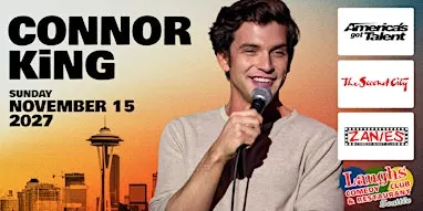 Comedy show:  Connor King Nov. 15th - Sunday at 7pm
