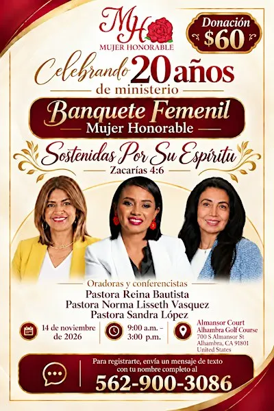 Banquete Femenil Mujer Honorable