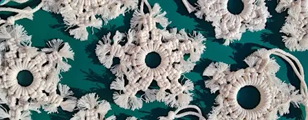 Create Macramé Christmas Decorations - Paintworks