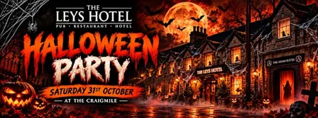 Halloween party @ The Craigmile - (The Leys Hotel)