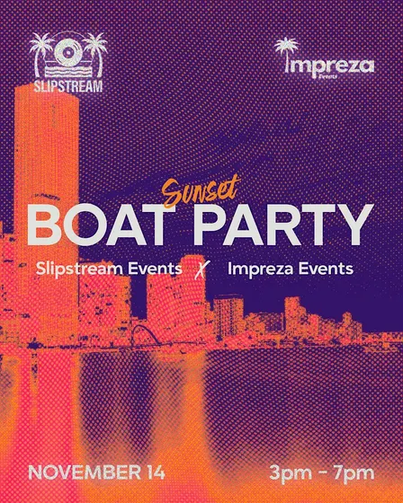 Slipstream X Impreza Sunset boat party