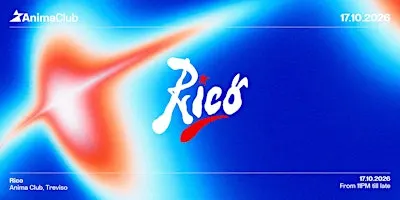 RICO | @Anima_Club | 17.10.2026