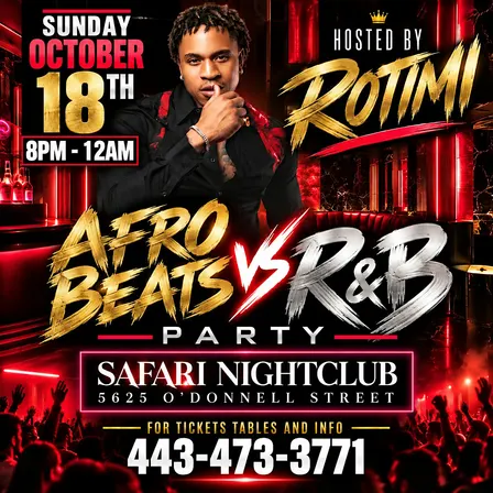 AFROBEATS VS R&B HOSTED BY ROTIMI