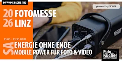 Energie ohne Ende! Mobile Power für Foto & Video on Location.