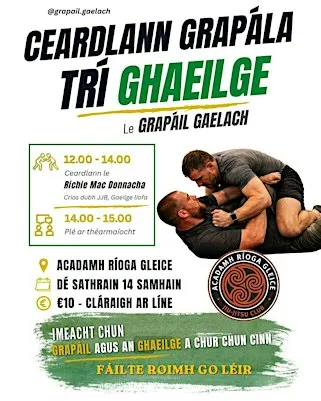 Irish Language Grappling Workshop - Cearlann Grapála Trí Ghaeilge