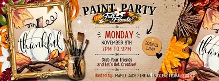 Thankful Pumpkin Paint Party