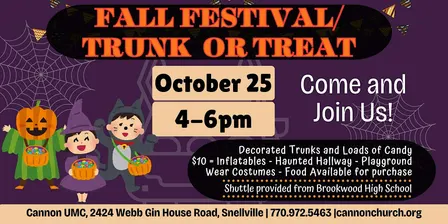 Brookwood Community Fall Festival and Trunk or Treat 2026