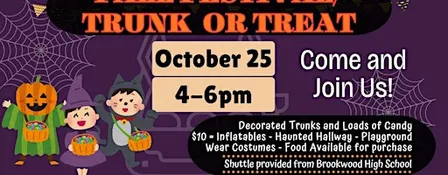 Brookwood Community Fall Festival and Trunk or Treat 2026