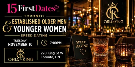 Toronto Established Older Men & Younger Women Speed Dating