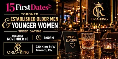 Toronto Established Older Men & Younger Women Speed Dating