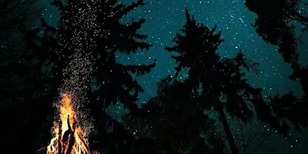 Fire circle for young people