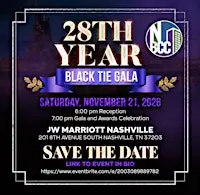 28th Year Annual Nashville Black Chamber of Commerce Black Tie Gala