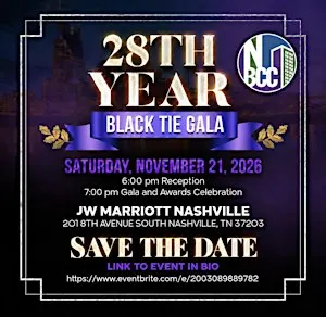 28th Year Annual Nashville Black Chamber of Commerce Black Tie Gala