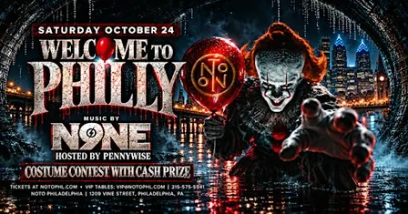 Welcome To Philly: Halloween Costume  Party @ NOTO Philadelphia
