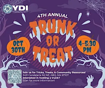 4th Annual YDI Trunk or Treat – Free Family Halloween Event