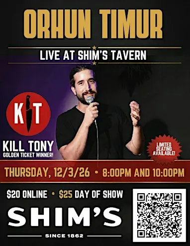 Orhun Timur Live at Shim's Tavern!