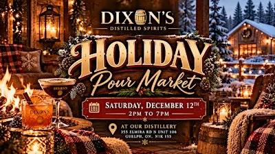 Dixon's Holiday Pour: Sip n Shop