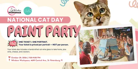 National Cat Day Paint Party