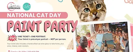 National Cat Day Paint Party