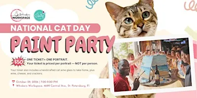 National Cat Day Paint Party