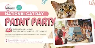 National Cat Day Paint Party