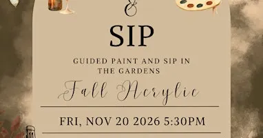 November Acrylic Paint and Sip (Friday)