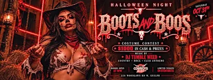 BOOTS AND BOOS - HALLOWEEN NIGHT